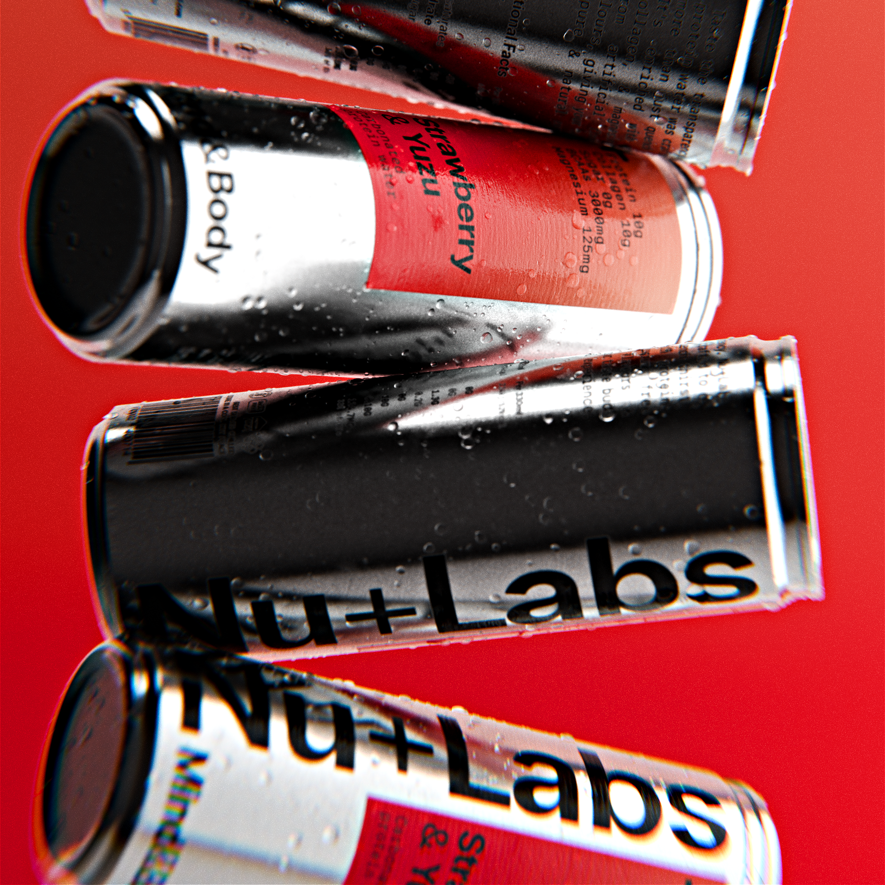 Nu+ Labs Protein Water - Strawberry & Yuzu